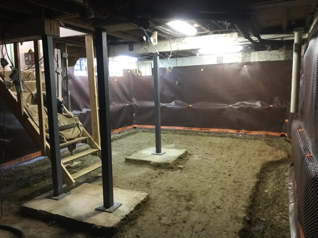 Interior Foundation Waterproofing Services